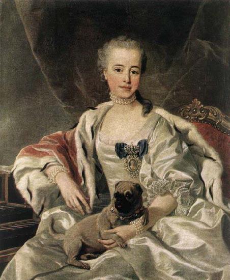 LOO, Louis Michel van ) Portrait of Catherina Golitsyna oil painting picture